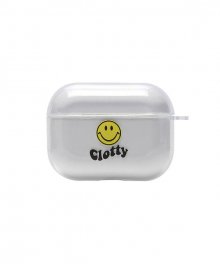 SMILE WAVE AIRPODS PRO CASE CLEAR(CY2AFFAB80A)