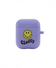 SMILE WAVE AIRPODS CASE PURPLE(CY2AFFAB93A)
