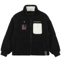 HEAVY FLEECE POCKET PARKA_BLACK