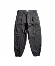 Nash Zip Cargo Jogger Pants Charcoal