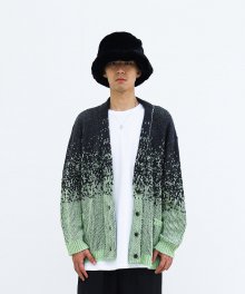 CARDIGAN GRADATION 01 (SOFT GREEN)