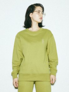 OVER SWEAT SHIRT - OLIVE