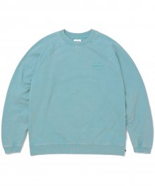 Overdyed Raglan Crewneck Teal