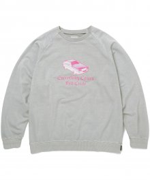 Old Car Crewneck Light Grey