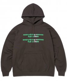 Universe Hooded Sweatshirt Dark Brown