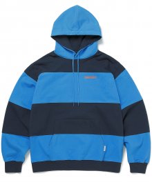 Striped Hooded Sweatshirt Blue/Navy