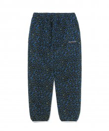 DSN Fleece Pant Blue Leopard