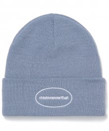 (FW20) E/T-Logo Beanie Blue Grey