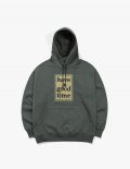 Military Frame Pullover Hoodie - Military Green
