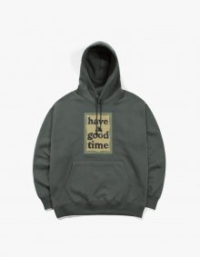 Military Frame Pullover Hoodie - Military Green