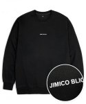 지미코 브리코(JIMIKO BLICO) JB logo si mtm black 맨투맨