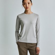 span flexible round t-shirt _shell grey