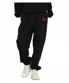 377 루즈핏 Logo Jogger [BLACK]