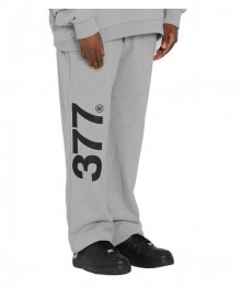 Big Logo Wide Jogger [GRAY]