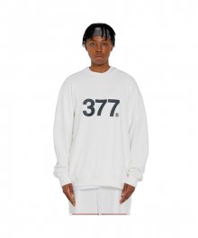 Overfit Big Logo Sweat Shirts [IVORY]