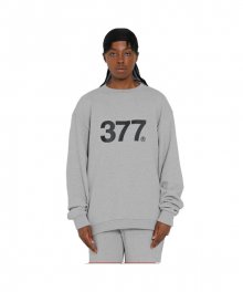 Overfit Big Logo Sweat Shirts [GRAY]