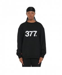 Overfit Big Logo Sweat Shirts [BLACK]