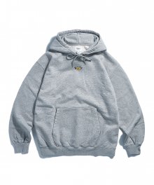 NY Smile Heavy Weight Hoodie Grey