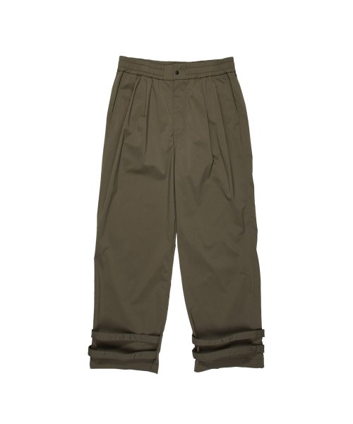 TUCK VELCRO брюки KHAKI