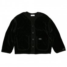 Velvet Corduroy Jacket [Black/Navy]