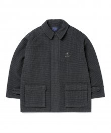 Wool ZIP Coat Check