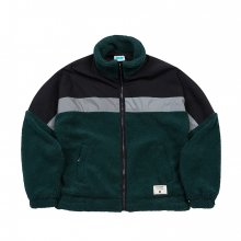 Boa Fleece Zipup Jacket Dark Green