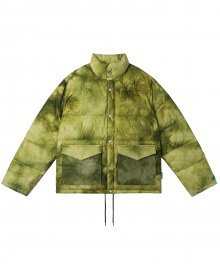 Y.E.S Dyed Down Jacket Lime