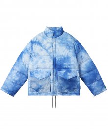 Y.E.S Dyed Down Jacket Sky Blue