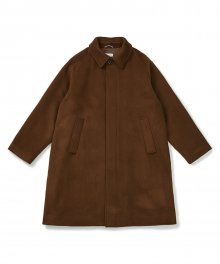 [FW20] Wool Essential Balmacaan Coat(Brown)