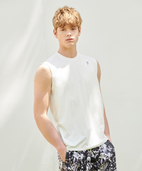 이지 릴렉스핏 기능성 래쉬가드겸용 민소매 티셔츠 M_3A9972