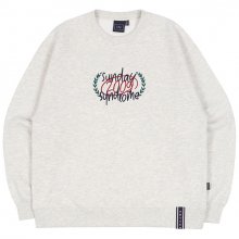 CHECKLIST SWEATSHIRT_MELANGE IVORY