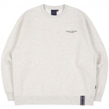 RMTCRW SLOGAN SWEAT SHIRT_MELANGE IVORY