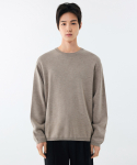 MINIMAL CREWNECK SWEATER [HEADER BEIGE]