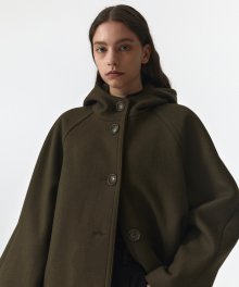 HOODED COAT WOMEN JA [WARM KHAKI]