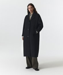 OVER COAT WOMEN JA [BLACK]