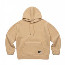 Always Boa Fleece Hoodie Beige