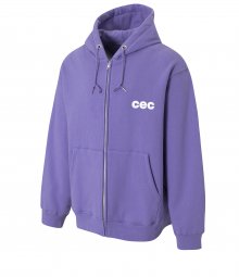 CEC ZIP-UP HOODIE(PURPLE/기모)