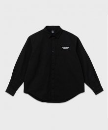 옥스포드 에센셜 셔츠(블랙)