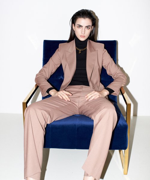 Sassy single tailoкрасный жакет Beige]