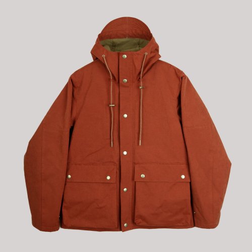 orange mountain parka