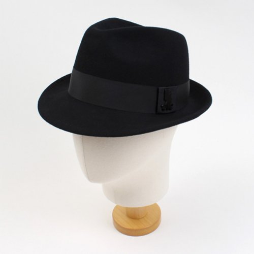 BU Black Line Short Wool Fedora 울페도라