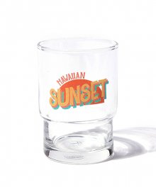 HAWAIIAN SUNSET GLASS CUP (245ml)