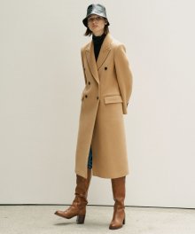 베이직 더블 코트 BASIC DOUBLE COAT - CAMEL