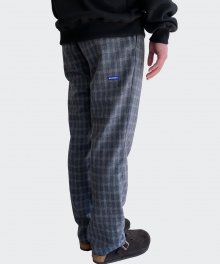 STEADY CHECKED PANTS (GRAY)