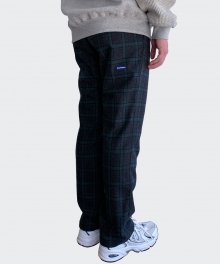 STEADY CHECKED PANTS (DARK GRAY)