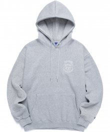 STAMP MIXED HOODIE (MELANGE GRAY)