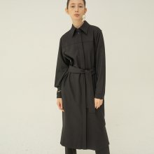 Trench Dress-Black