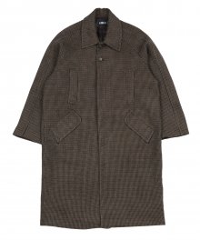 Check Raglan Overcoat [Brown]
