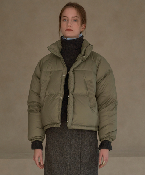 SIOT4010 Duck Down Crop PD_Khaki