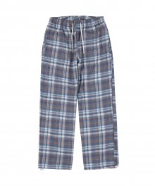 [UNISEX] PLAID CHECK STRING PT_BLUE